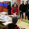 Marica Adrio votando en las elecciones del 10N