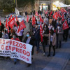 Manifestación dos sindicatos pola suba dos prezos