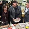 Visita de Fernández Lores y Bará a la Escola de Conservación e Restauración