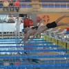 Participantes no Campionato Galego Infantil de natación en Ponte Muíños