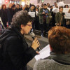 Concentración feminista contra el asesinato machista de Valga ante la Audiencia de Pontevedra
