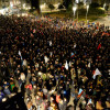 Manifestación convocada por ENCE Fóra! por Pontevedra contra la prórroga a Ence