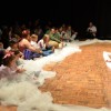 Espectáculo "El sueño de luna" de Okina Teatro, no Festival das Núbebes