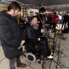 Acción 'Baixo o mesmo paraugas' por el Día Internacional de las Personas con Discapacidad