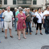 Concentración en la plaza de la Peregrina para pedir "No más muertes de migrantes en el Mediterráneo"