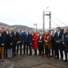 Mariano Rajoy cos asistentes ao acto de inauguración da ampliación de Rande
