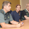 Xornada de convivencia dos participantes do campamento Special Olympics na Comandancia de Garda Civil de Pontevedra