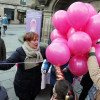 ADICAM preséntase en Pontevedra cunha solta de globos na Peregrina