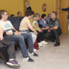Jornada de convivencia de los participantes del campamento Special Olympics en la Comandancia de Guardia Civil de Pontevedra