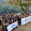 Manifestación en Soutomaior contra el trasvase del Verdugo