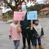 Concentración en A Lama para exigir el regreso del pediatra