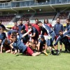Último entrenamiento de la temporada del Pontevedra