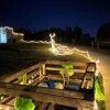 Iluminación do parque de Nadal en Figueirido