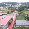 Imagen aérea del entorno del colegio Vilaverde de Mourente