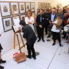 Acto contra a manipulación da historia realizado por Kiko da Silva no Museo de Pontevedra