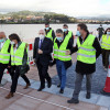 Visita de Losada e Lores ás obras do paseo marítimo de Pontevedra a Marín  