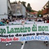 Manifestación contra el cierre de la sucursal de Abanca en Campo Lameiro