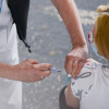 Xornada de vacinación de covid no Recinto Feiral de Pontevedra