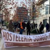 Manifestación del sector de la hostelería por Pontevedra