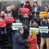 Protestas para rexeitar que Ence ocupe o Pazo de Lourizán