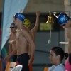 Participantes no Campionato Galego Infantil de natación en Ponte Muíños