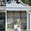 Día de Todos os Santos no cemiterio de A Raña de Marín