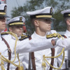 O rei Felipe VI preside a entrega de despachos na Escola Naval