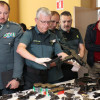 Arsenal de armas ilegales intervenido por la Guardia Civil