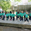 Visita de escolares de gardería ao Río Gafos
