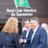 Llegada del Rey Juan Carlos, la Reina Sofía y la Infanta Elena al Real Club Náutico de Sanxenxo 