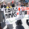 Manifestación 'O Pobo Galego Unido Contra a Depredación Enerxética' en Pontevedra