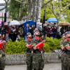 Parada militar en la Alameda por el 150 aniversario del Regimiento Isabel la Católica