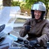 Paseo en moto de Alfonso Rueda en la jornada de reflexión del 12J