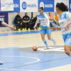 Lara Balseiro, en el partido entre Marín Futsal y Rayo Majadahonda en A Raña