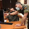 Inicio del trabajo de los rastreadores del Ministerio de Defensa en la base de la Brilat