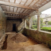 Visita aos achados das excavacións arqueolóxicas no convento de Santa Clara