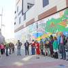 Inauguración del mural 'Mulleres de Pontevedra na historia'