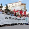 Concentración na plaza da Peregrina pola Defensa do Ensino Público