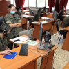 Inicio del trabajo de los rastreadores del Ministerio de Defensa en la base de la Brilat