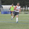 Pol Bueso (22) entrenando con el Pontevedra en A Xunqueira