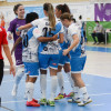 Partido de liga en A Raña entre Marín Futsal y Penya Esplugues