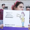 Concentración contra as violencias machistas en Pontevedra tras o crime de Vilalba