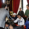 Visita institucional a Vilagarcía de alumnos con discapacidade da localidade e do colexio Andorra de Teruel