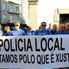 Protesta da Policía Local de Pontevedra