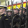Visita da ministra de Defensa á Escola Naval de Marín