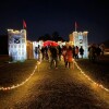 Iluminación do parque de Nadal en Figueirido