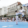 Exhibición de taekwondo na Praza da Peregrina