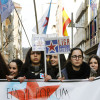 Manifestación de estudantes por Pontevedra