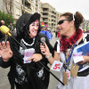 Protesta de SOS Panadeira no desfile de Entroido e concurso de disfraces de Sanxenxo