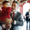 Primera 'ceremonia para bebés' en el Pazo de Mugartegui de Pontevedra